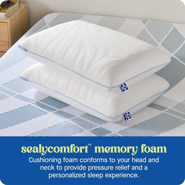 Sealy Dreamlife Memory Foam Pillow, King