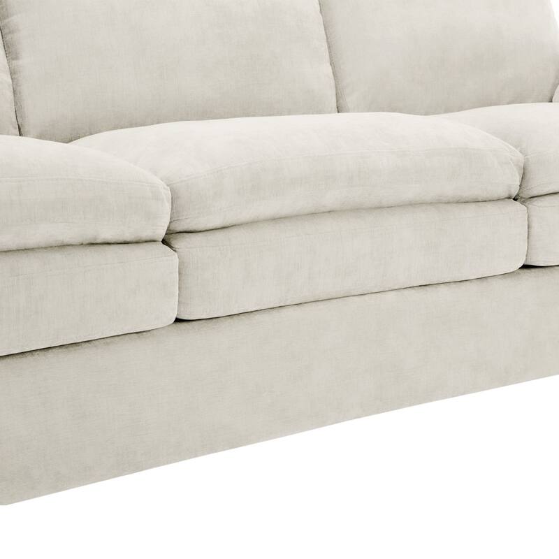 89" Oversized Chenille Cloud Comfy 3-seater Sofa