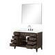preview thumbnail 32 of 38, Lexora Laurel Bath Vanity, Carrara Marble Top, Faucet Set, and Mirror
