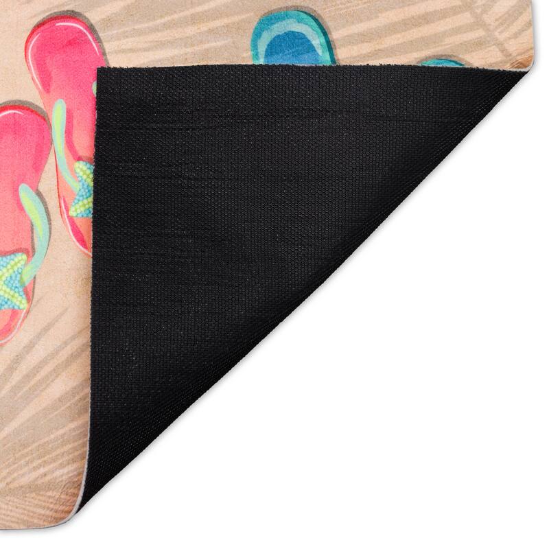 Liora Manne Illusions Beachside Flip Flops Indoor/Outdoor Mat
