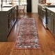 preview thumbnail 42 of 68, Superior Lille Classic Floral Medallion Indoor Runner or Area Rug 2' x 3' - Salmon