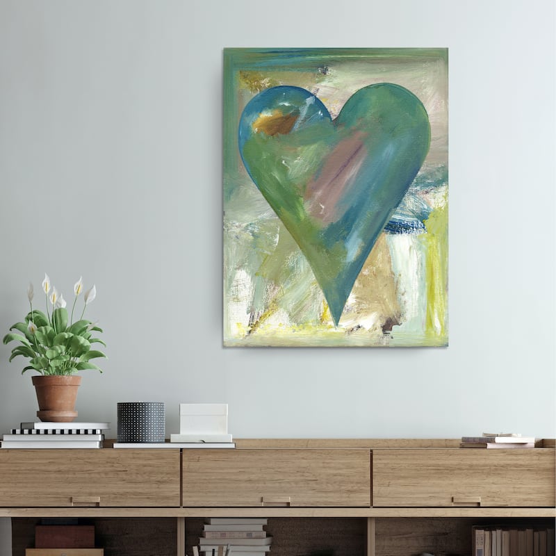 'Meme Darilyn' Heartwork Wrapped Canvas Wall Art
