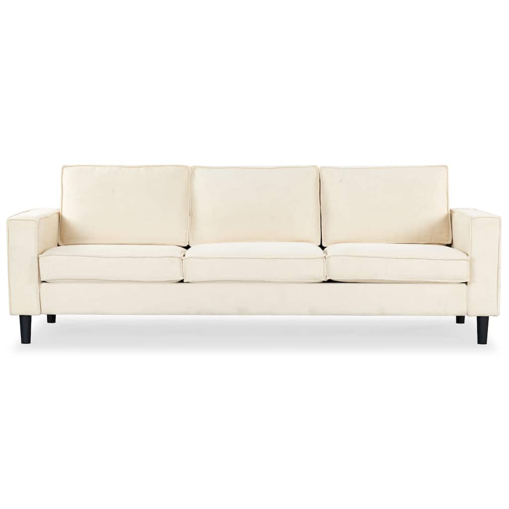 SAFAVIEH Couture Kalyna 3.5-Seater Sofa - 96"W x 33"D x 33"H