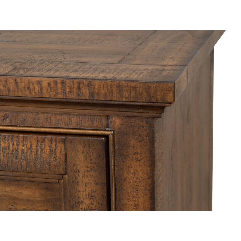 Magnussen Home Bay Creek Toasted Nutmeg Buffet - 66''W x 19''D x 36''H