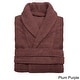 preview thumbnail 6 of 10, Authentic Hotel Spa Herringbone Weave Turkish Cotton Unisex Bath Robe