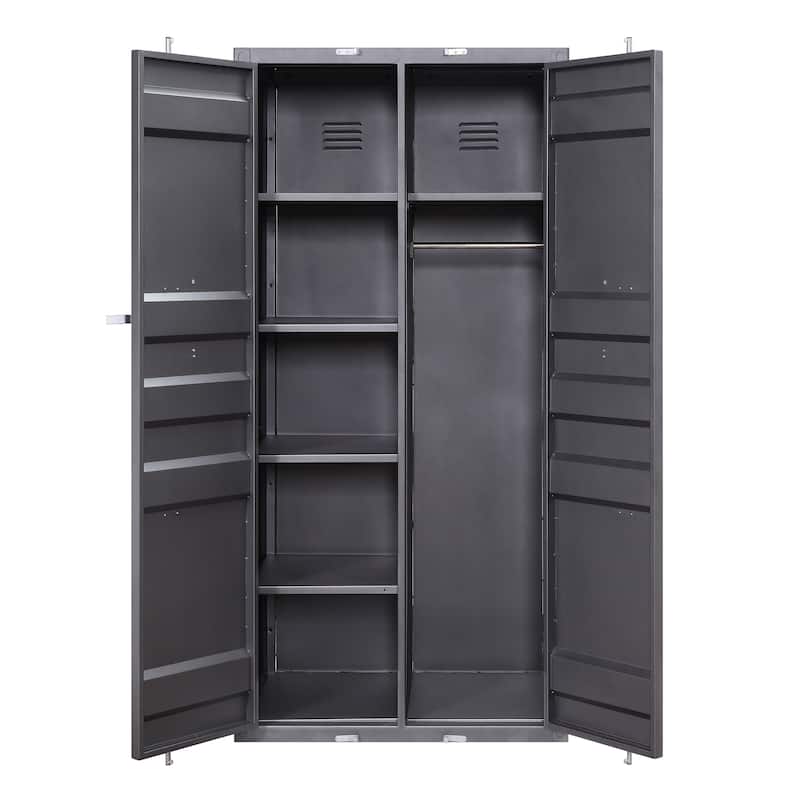 Kamloops Rectangular Wardrobe with Double Door