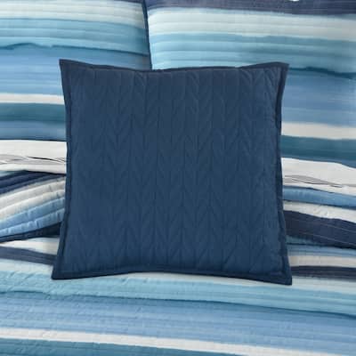 Royal Court Balboa 16" Square Quilted Decorative Throw Pillow