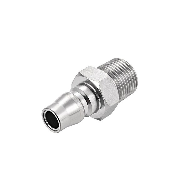 Air Tool Pressure Washer Male High Flow Hose Plug 3/8PT Nipple Quick Coupler