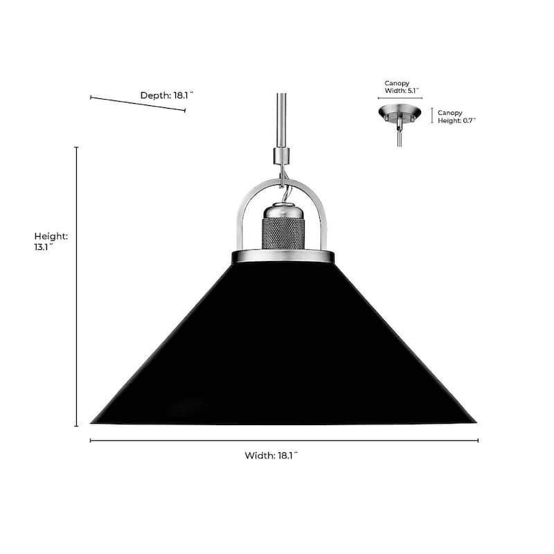 Millennium Lighting Artistan 1 Light Pendant Fixture