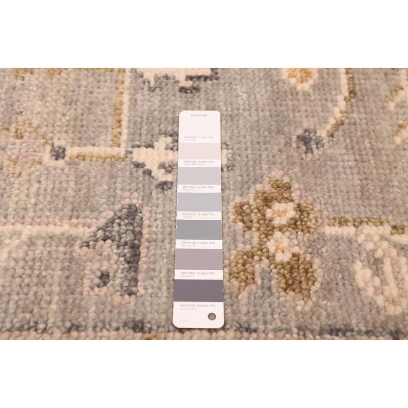 ECARPETGALLERY Hand-knotted Jules Serapi Grey Wool Rug - 7'7 x 9'10