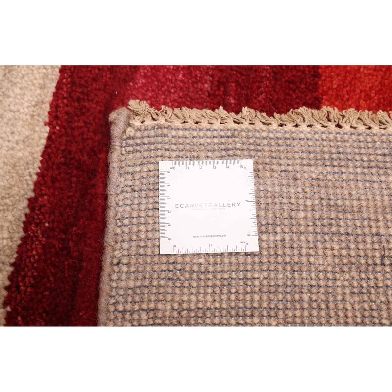 ECARPETGALLERY Hand-knotted Peshawar Ziegler Light Khaki Wool Rug - 4'11 x 6'9