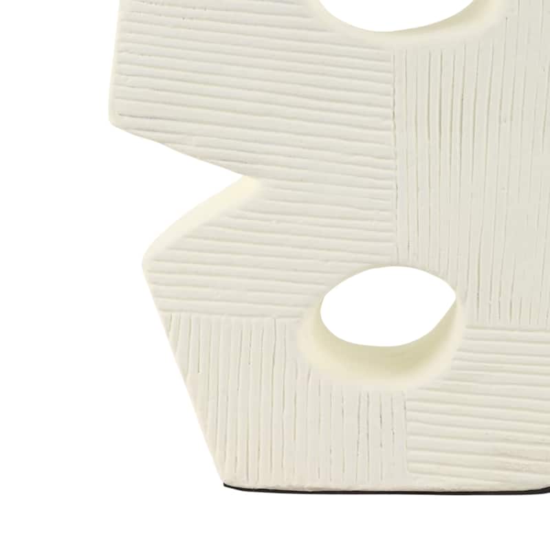 Pottery Modern Glam Abstract Sculpture Textured Geometric Design