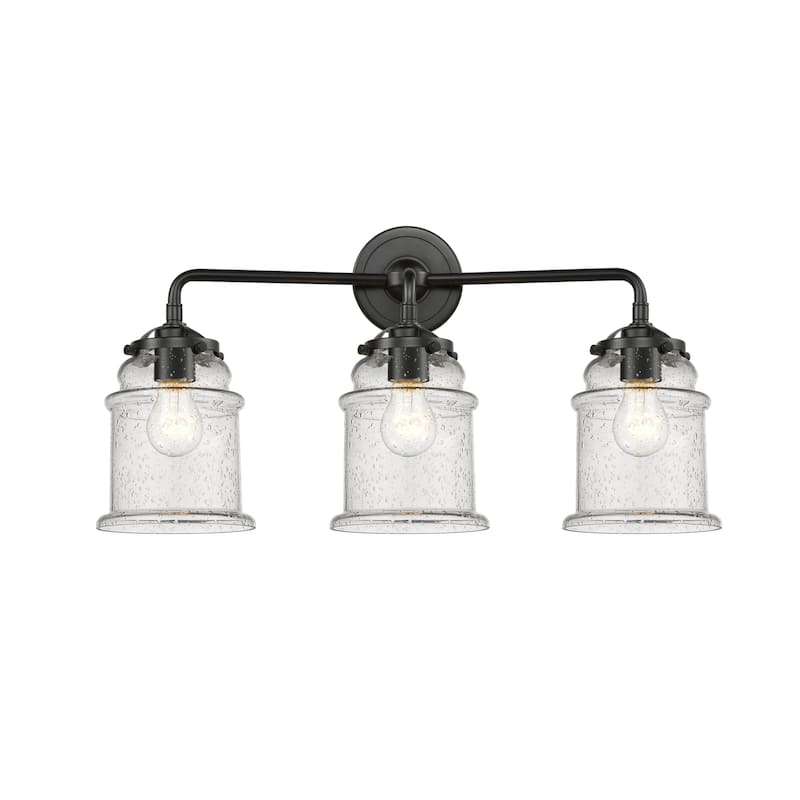 Innovations Lighting Canton 3 Light 24" Wide Bathroom Vanity Light - Oil Rubbed Bronze / Seedy