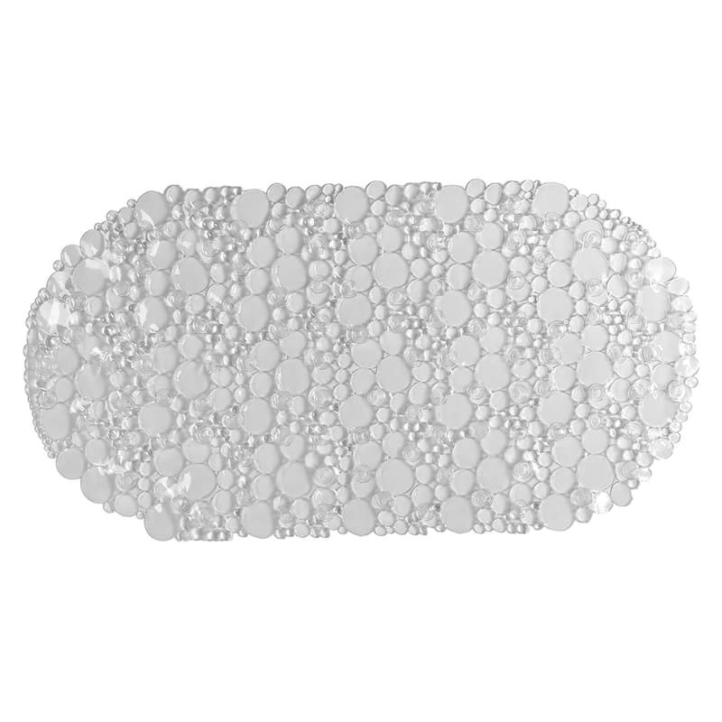 Bubbles Non-Slip Oval Bathtub Mat 28 L x 15 W