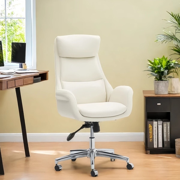 mikerin　 Ritzwell GRAND LEEWISE Glitzhome Modern High Back Adjustable Swivel Office Chair with