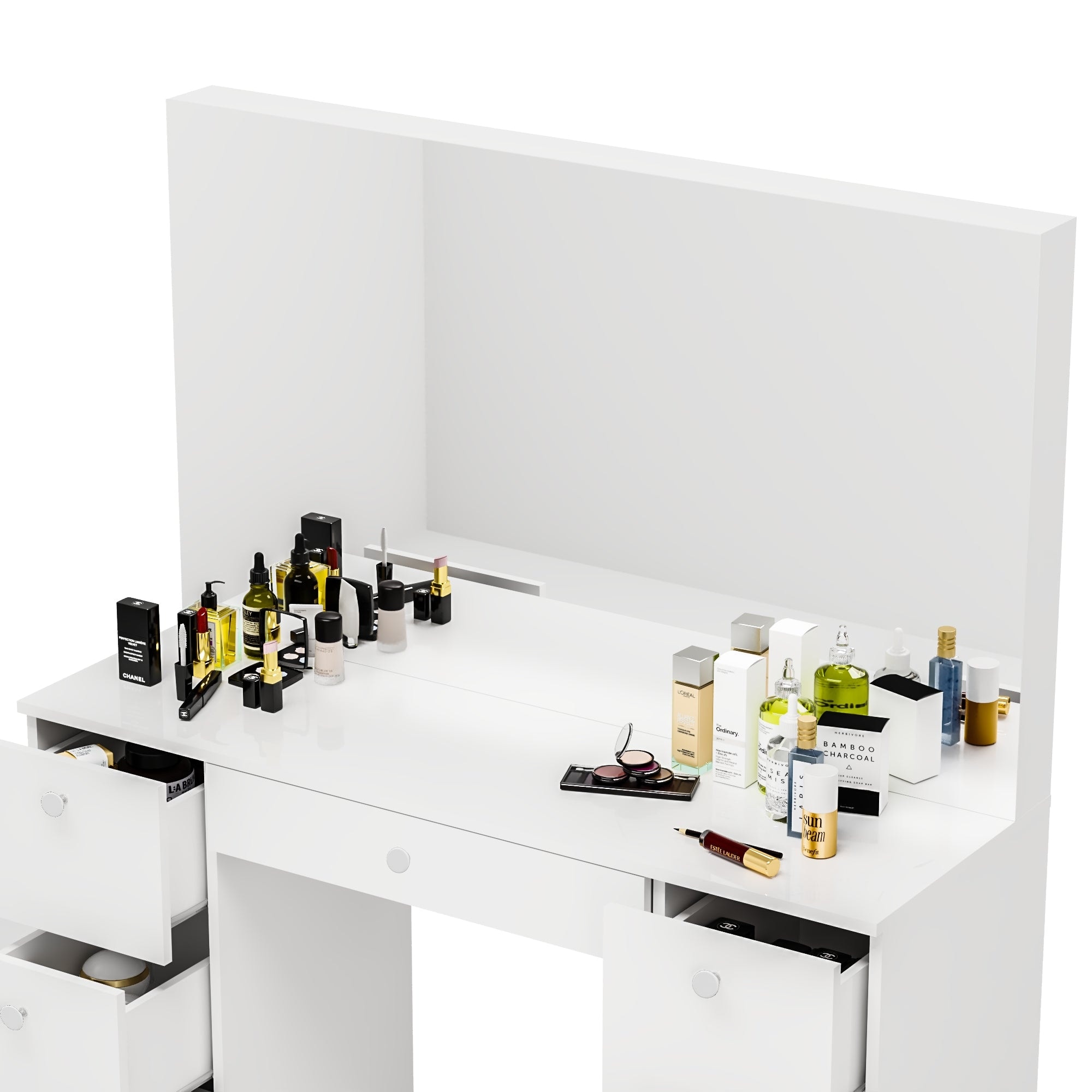 boahaus artemisia dressing table ebern designs Boahaus Artemisia Dressing Table Vanity with Mirror - Bed Bath & Beyond