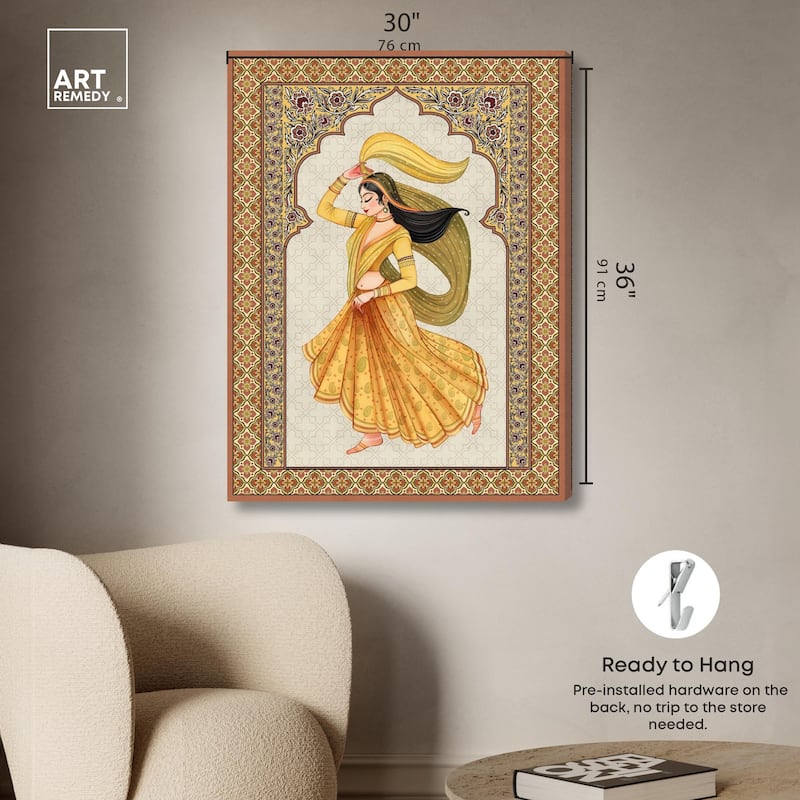 Dancing Princess Canvas by Art Remedy, Gallery Wrapped