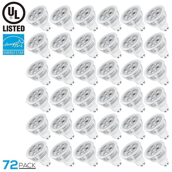 Shop Mr16 Gu10 Led Light Bulb Dimmable 7 5w 75w Equiv Pack Of 72