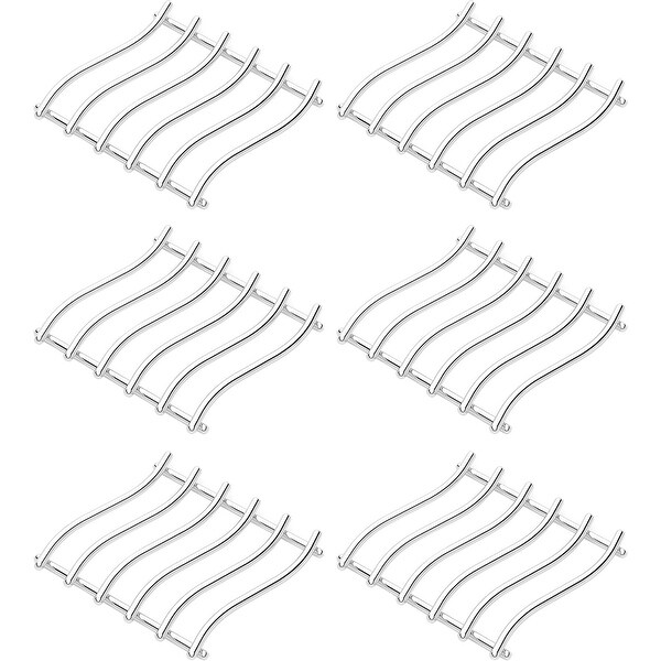 YBM Home Silver Chrome Swivel Design Trivet