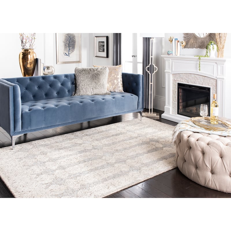 SAFAVIEH Handmade Glamour Mehrangiz Modern Viscose Rug