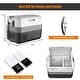 preview thumbnail 11 of 12, 58 Quart Portable Electric Camping Car Cooler - 26.5" x 18" x 19.5"(W x D x H)