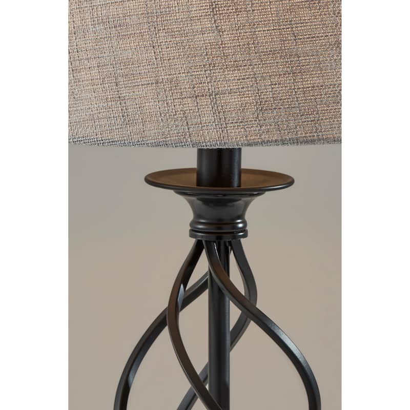 Darcy Table Lamp- Grey Tall Shade