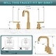 preview thumbnail 26 of 42, WOWOW 8-inch Dual Handle Widespread Bathroom Faucet