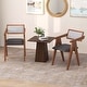 preview thumbnail 5 of 8, Costway Modern Accent Chairs Set of 2/4 with Leathaire Seat Cushions &