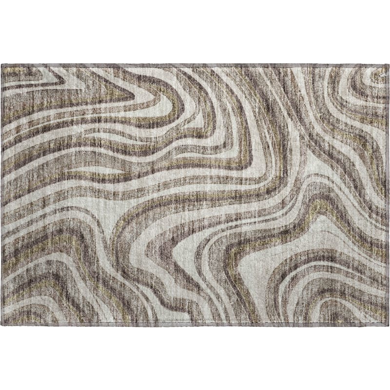 Premium Washable Super Soft Modern Waves Mayfield Rug