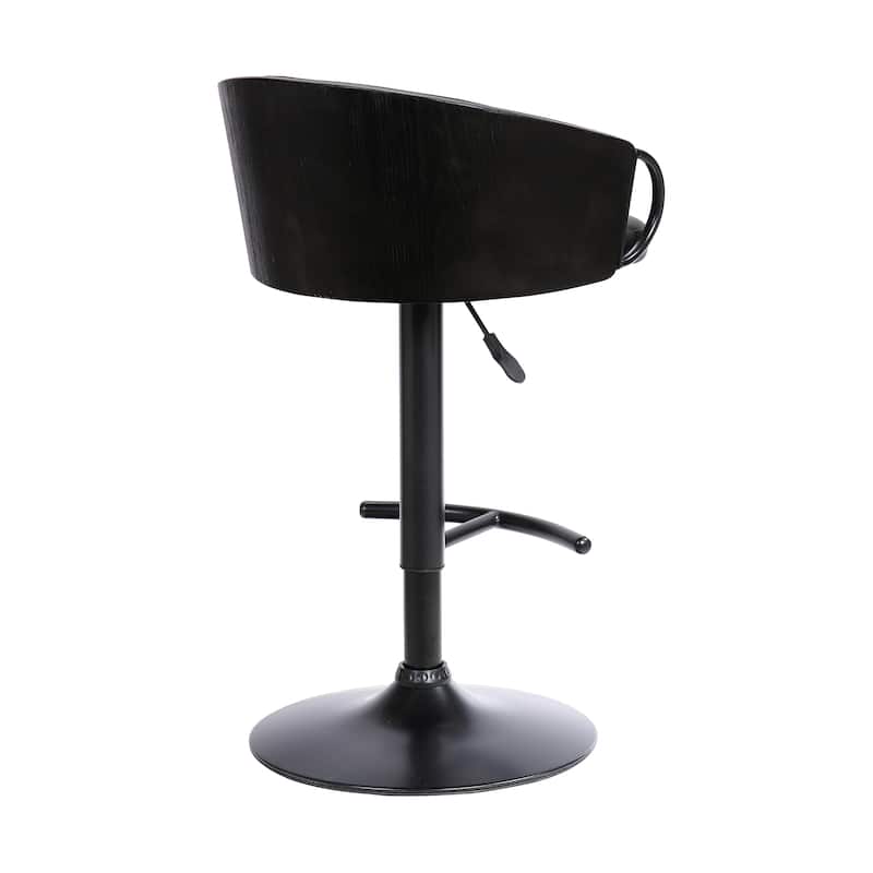 Montego Upholstered Adjustable Height Swivel Bar Stool