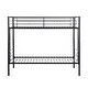 preview thumbnail 5 of 14, Twin over Twin Size Metal Frame Bunk Bed