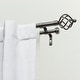 preview thumbnail 2 of 9, ATI Home Torch Double Curtain Rod and Finial Set
