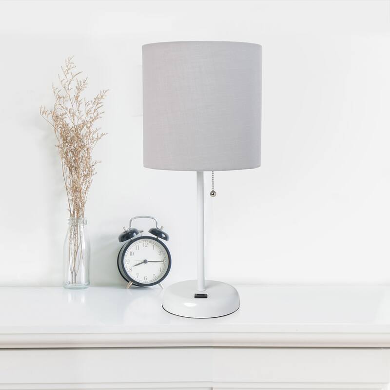 Simple Designs 19.5" Desk Lamp with Feit LED Bulb Included - 19.50