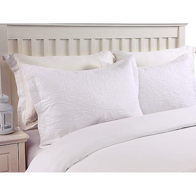 Porch & Den Manor Embroidered Pillow Sham (Set of 2)