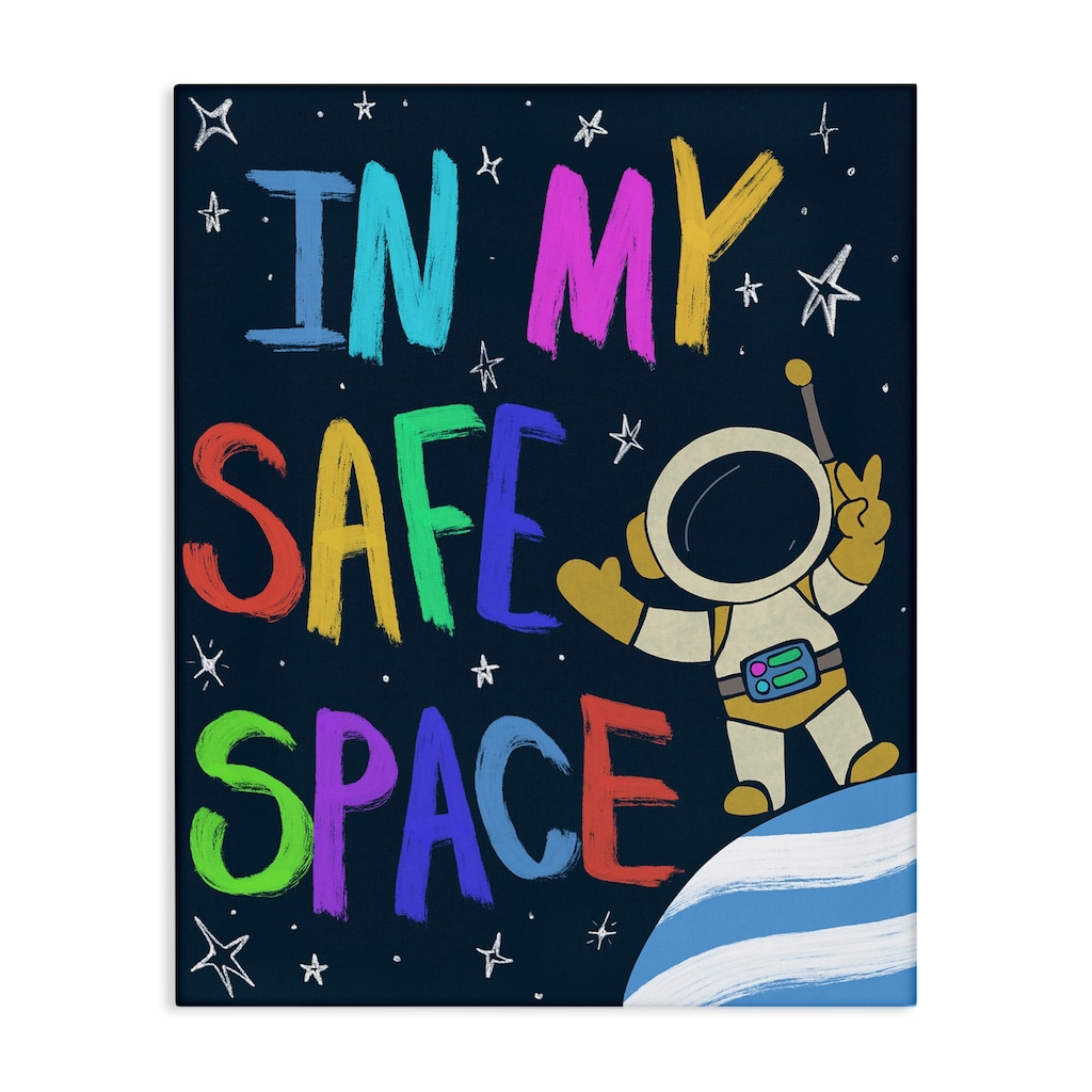 Stupell Comforting In My Safe Space Canvas Wall Art Design By Chen Alyesh