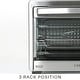 preview thumbnail 5 of 11, LNC 12-In-1 Large 34QT Countertop Toaster Oven Convection Rotisserie Air Fryer - 19.5" L x 15" W x 12.5" H