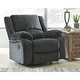 preview thumbnail 1 of 6, Draycoll Contemporary Rocker Recliner, Slate