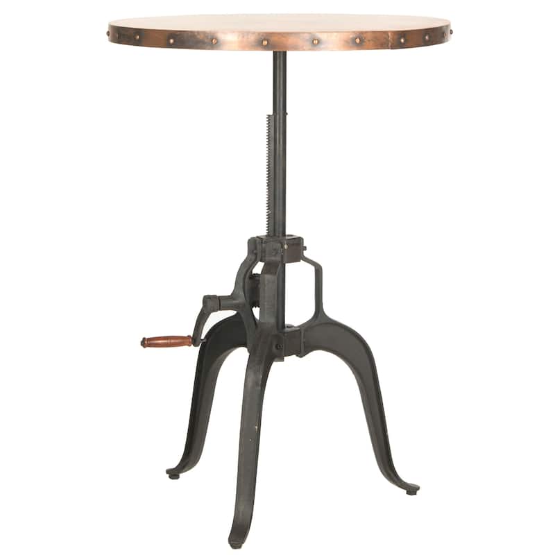 Safavieh Nesta Black Crank Table
