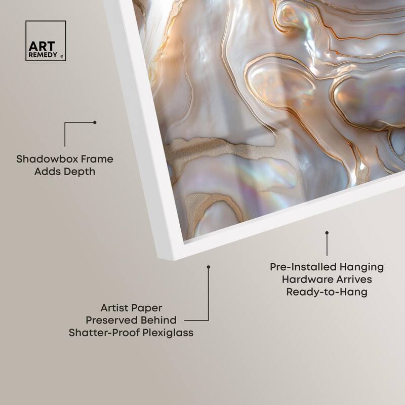 Fluid Preciousness I Shadowbox by Art Remedy