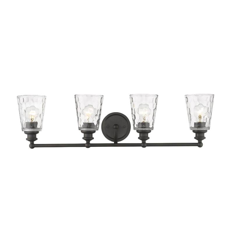 Modern Transitional Hardwired Wall Light with Reversible Mount and Clear Glass Shade LED Compatible