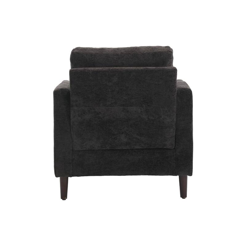 Modern Wood Frame Armchair for Living Room
