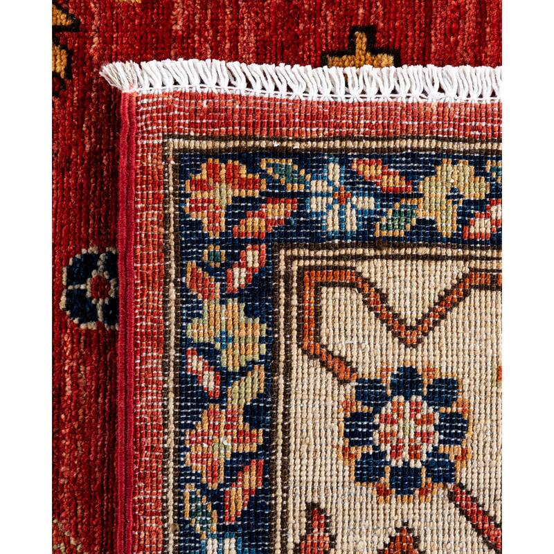 Serapi One-of-a-Kind Hand-Knotted Area Rug - Red - 9' 2" x 11' 9"