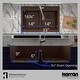 preview thumbnail 74 of 74, Karran 33" Top Mount Double Equal Bowl Quartz Kitchen Sink Kit - 33" x 22" x 9"