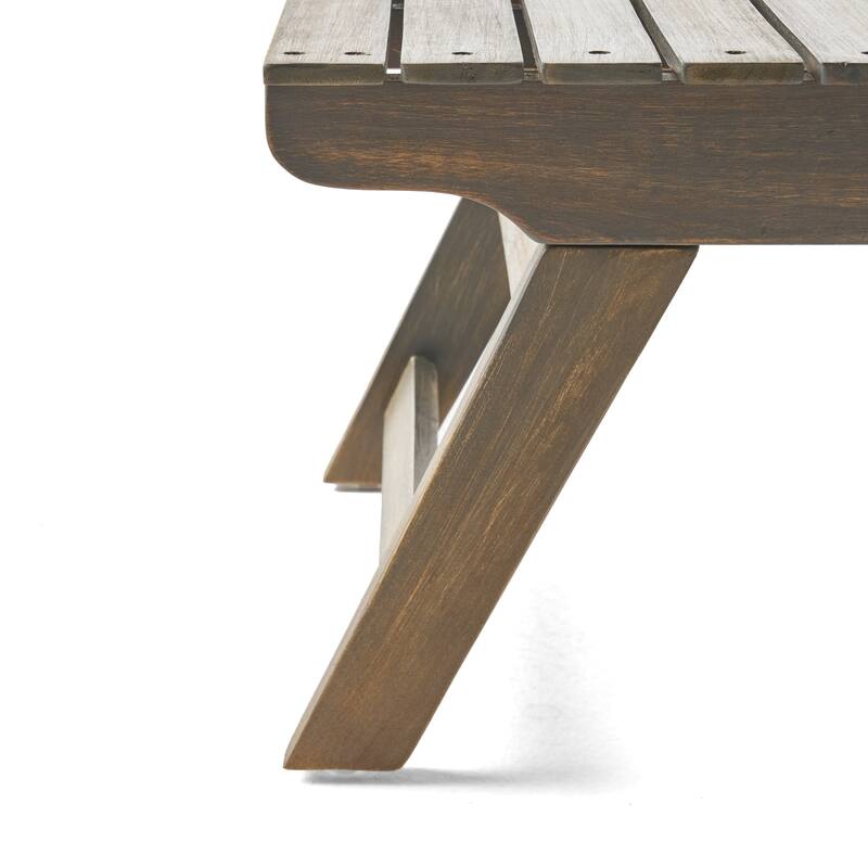Sedona Acacia Wood 3-piece Outdoor Chat Set by Christopher Knight Home