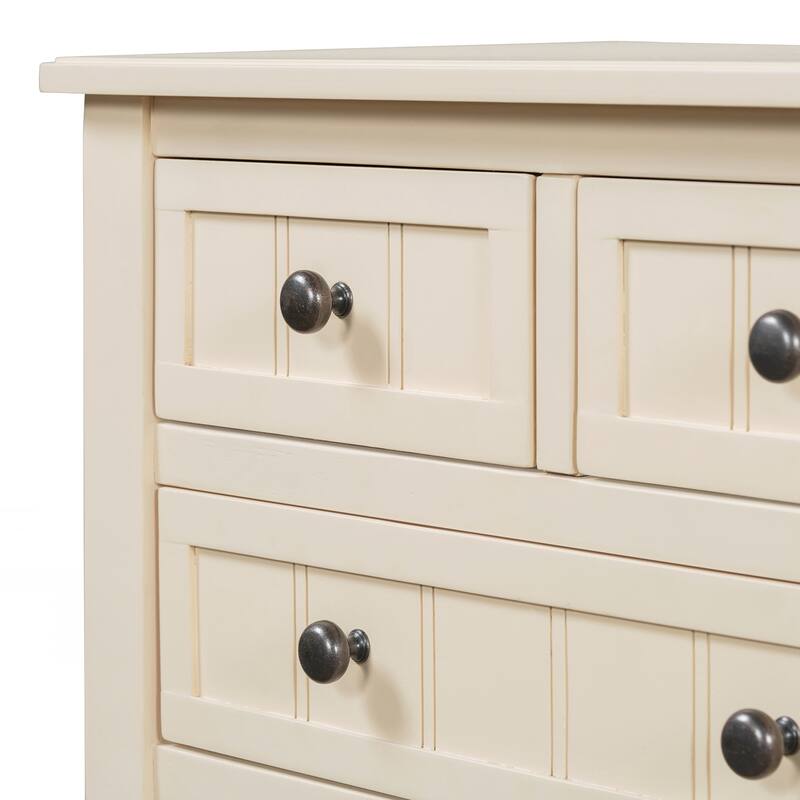 Narrow Console Table, Slim Sofa Table with Three Storage Drawers and Bottom Shelf