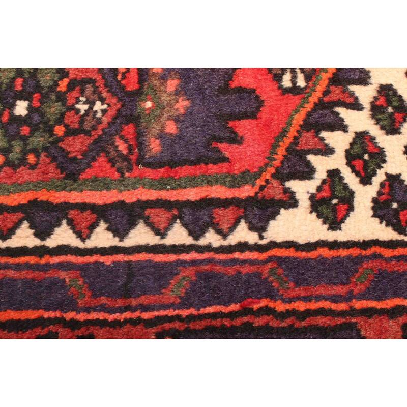 ECARPETGALLERY Hand-knotted Andelz Red Wool Rug - 4'5 x 6'9