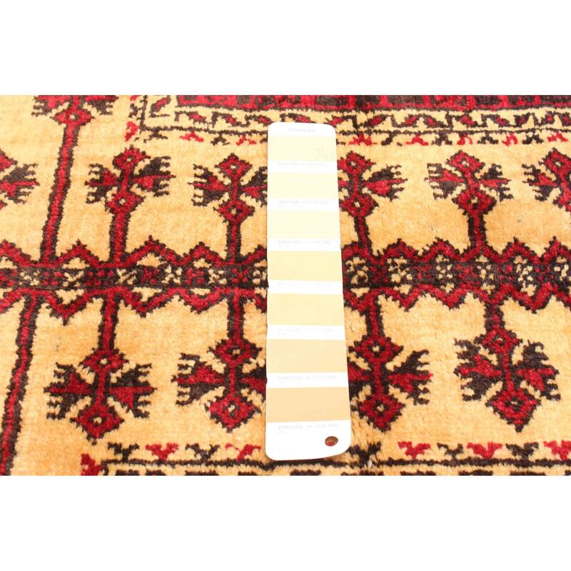 ECARPETGALLERY Hand-knotted Teimani Beige Wool Rug - 3'3 x 4'11