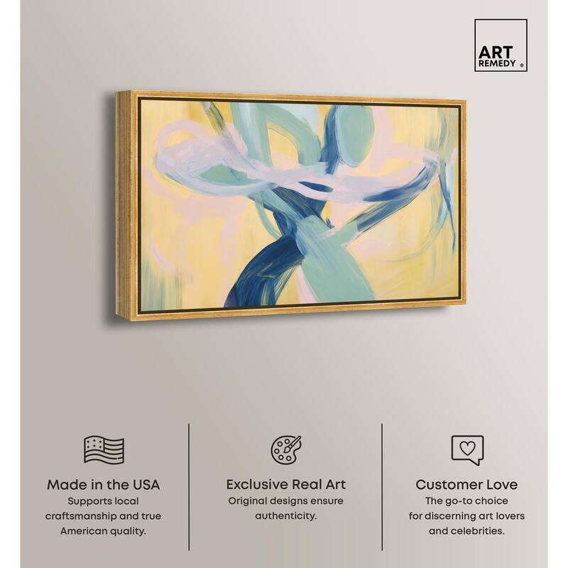 Entangled Embrace II Canvas by Art Remedy