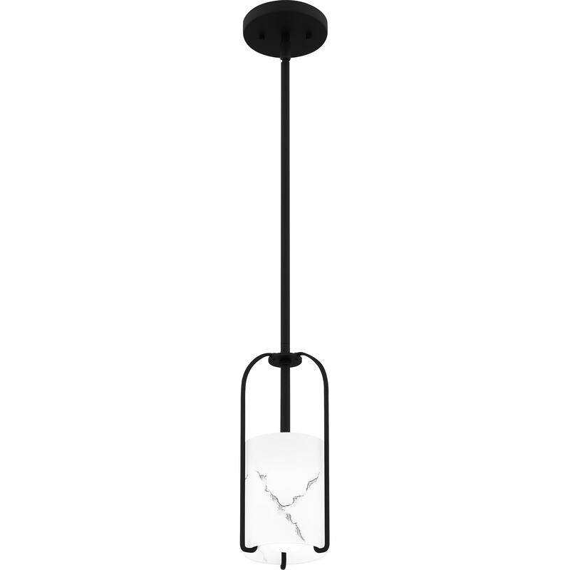 Fairbanks 1-Light Matte Black Mini Pendant Light