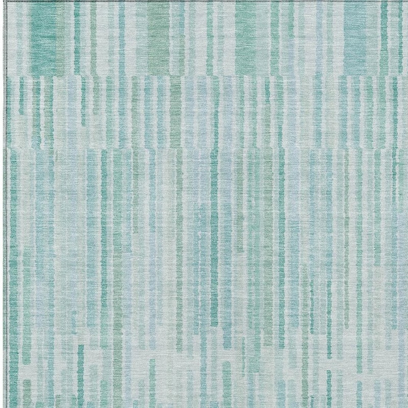 HomeRoots Striped Transitional Rectangle Outdoor Rug